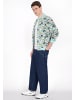 MO Men Jacket in light blue multicolor