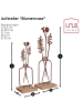 UNUS Aufsteller Blumenvase 2er Set in Rost