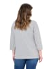Ulla Popken Shirt in grau melange