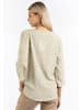 Albee Women Shirtbluse in Beige Mehrfarbig