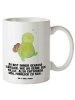 Mr. & Mrs. Panda Kaffeepott Schildkröte Pfeifen mit Spruch in Weiß
