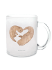 Mr. & Mrs. Panda Kaffeetasse Otter Herz ohne Spruch in Transparent