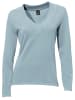 Heine V-Pullover in bleu