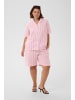 KAFFE curve Kurzarmhemd KClary Regular fit in Ballerina White Henna Stripe