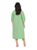 Ulla Popken Midikleid in erbse