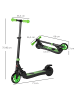 HOMCOM E-Scooter 71L x 36,5B x 75-80H cm