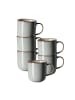 Ritzenhoff & Breker 6er Set Kaffeebecher Portofino 400 ml grau in grau