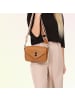 Toscanto Leder Umhängetasche Toscanto Tasche hellbraun ca. 22cm