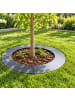 relaxdays Baumring in Anthrazit - 50 cm