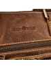 Greenburry Vintage Handtasche Leder 34 cm in braun