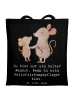 Mr. & Mrs. Panda Büchertasche Heilerziehungspfleger Herz mit Spruch in Schwarz