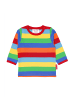 Toby Tiger Langarmshirt mit Blockstreifen in bunt