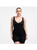 CFAB Bodysuit Sculpting Shapewear mit offener Brust in Schwarz