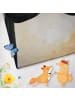 Mr. & Mrs. Panda Strandtuch Pinguin Universum Design ohne Spruch in Eisblau