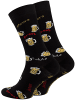 Vincent Creation® Bunte Fun Socken Farbenfrohe Freizeitsocken Damen & Herren in Bier