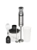 Adler Europe G Stabmixer-Set 1800 W, 20 Geschwindigkeitsstufen + Turbo in Grau in Grau
