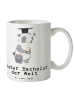 Mr. & Mrs. Panda Kaffeebecher Panda Bester Bachelor der Welt mit... in Weiß