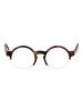Andy Wolf Unisex Optische Fassungen Rund Braun