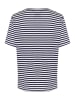 My Essential Wardrobe T-shirt LisaMW Loose fit in Dark Sapphire Blue Striped
