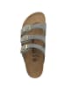 Birkenstock Sandale Florida SFB geöltes Nubukleder schmal in grau