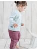 OrganicEra Baby Langarm Shirt in Aqua Melange