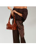 Florence Florence Schultertasche Leder mittellbraun ca. 31cm
