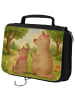 Mr. & Mrs. Panda Waschtasche Bär Kind Design ohne Spruch in Weiß
