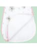 Schlummersack Babyschlafsack, 2.5 TOG in Rosa-Weiß