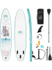 COSTWAY SUP Board 320cm mit 5 Ringen in Bunt