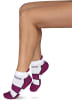 normani 4 Paar Running Sneakersocken mit Fersenlasche in Dewberry