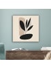 OnlyWow Leinwand Bilder Schwarz