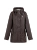 Schmuddelwedda Damen Regenjacke in Dunkelbraun-271