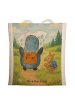 Mr. & Mrs. Panda Schultertasche Pinguin & Maus Wanderer Design o... in Weiß