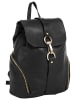 Forty degrees Rucksack echt Leder in schwarz