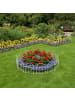 relaxdays 6-tlg. Beetzaun Set in Weiß - (H)45 x (B)240 cm