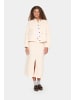 SAINT TROPEZ Jeansjacke IluSZ Lockere Passform in Creme