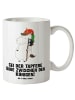 Mr. & Mrs. Panda JumboTasse Einhorn  mit Spruch in Weiß