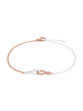 Amor Armband Silber 925, rhodiniert+rosévergoldet in Bicolor