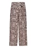 CARTOON Palazzo-Hose mit Gummizug in Patch Brown/Cream