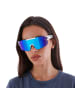 YEAZ SUNSPARK Sport-Sonnenbrille Bright White/Blue in blau