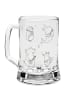 Mr. & Mrs. Panda Gravur Bierkrug Big Einheit ohne Spruch in Transparent