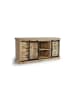 Giner y Colomer Sideboard aus Mangoholz Schwarz in Brown