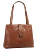 SPIKES & SPARROW Shopper echt Leder in cognac