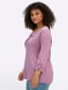 sheego 3/4-Arm-Shirt in orchidee