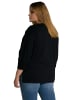 Ulla Popken Shirtjacke in schwarz