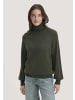 Hessnatur Strick Rollkragen Pullover in tannengrün