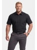Men Plus Hemd in schwarz