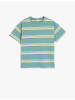 KOTON TSHIRT SS in Grün Gestreift