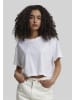 Urban Classics Urban Classics Damen Ladies Short Oversized Tee in white