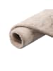 Pergamon Fellteppich Luxus Super Soft Plush Rund in Beige